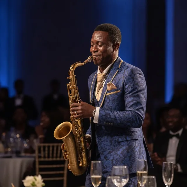 Saxophoniste en concert